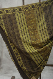Yellow-Kashish HBP Cotton Saree - SRYKCS1778