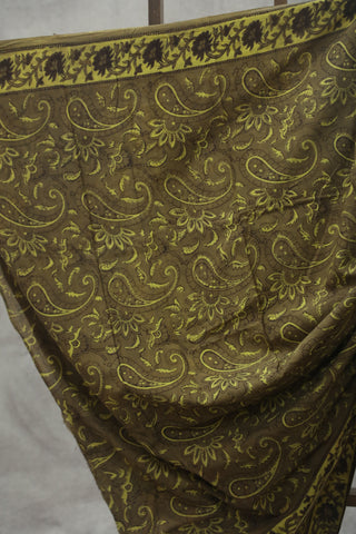 Yellow-Kashish HBP Cotton Saree - SRYKCS1778