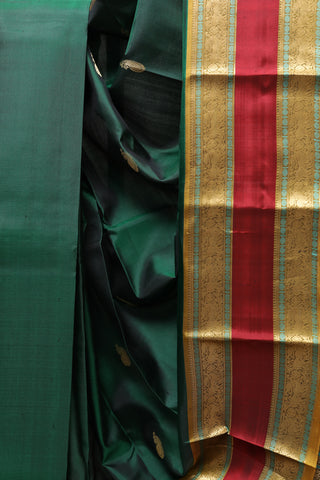 Green Kanjeevaram Silk Saree-SRGKSS218