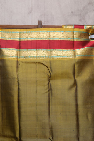 Green Kanjeevaram Silk Saree-SRGKSS218