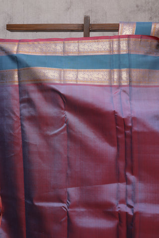 Sky Blue Kanjeevaram Silk Saree-SRSBKSS221