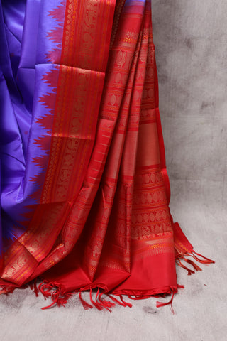 Purple Kanjeevaram Silk Saree-SRPKSS227