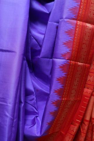 Purple Kanjeevaram Silk Saree-SRPKSS227