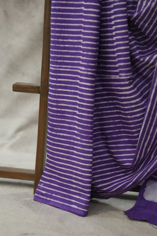 Purple HBP Cotton Saree - SRPCS1780