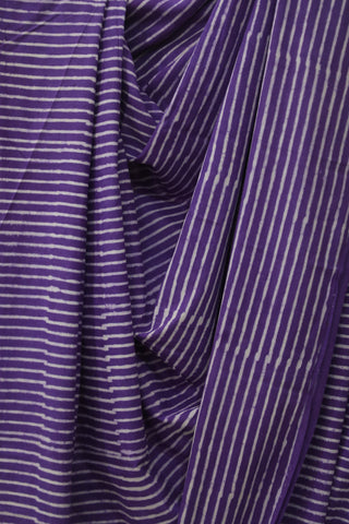 Purple HBP Cotton Saree - SRPCS1780