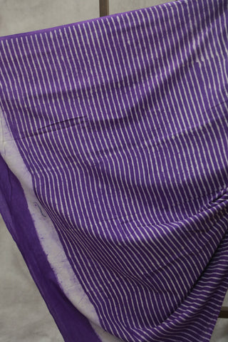 Purple HBP Cotton Saree - SRPCS1780