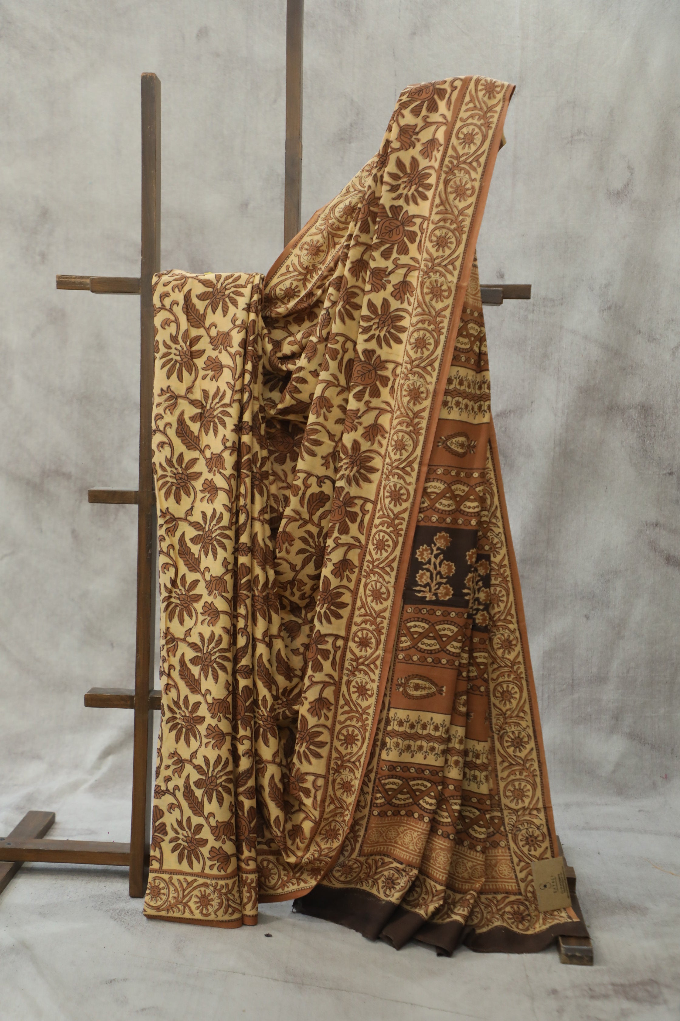Beige HBP Cotton Saree - SRBCS1797