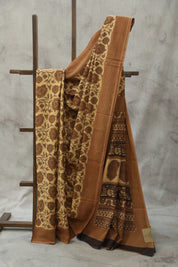 Beige HBP Cotton Saree - SRBCS1798