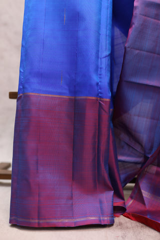 Blue Kanjeevaram Silk Saree - SRBKSS514