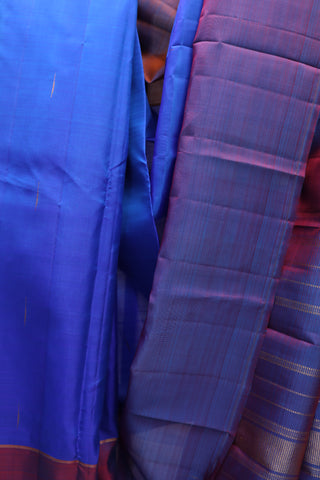 Blue Kanjeevaram Silk Saree - SRBKSS514