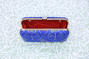 Blue Patola Clutch- SRBPC17