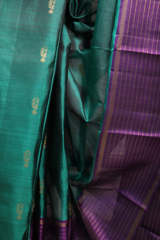 Green Kanjeevaram Silk Saree - SRGKSS505