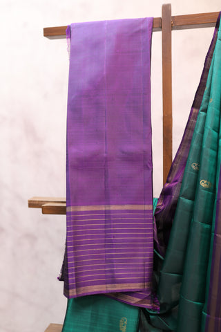 Green Kanjeevaram Silk Saree - SRGKSS505