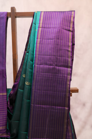 Green Kanjeevaram Silk Saree - SRGKSS505