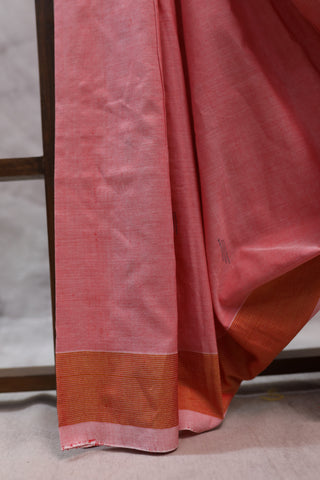 Pink Cotton Paithani Saree - SRPCPS384