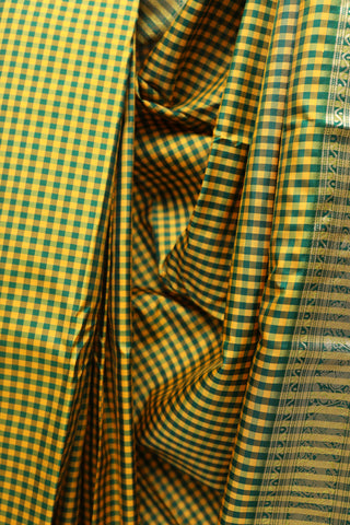 Yellow Kanjeevaram Silk Saree-SRYGKSS301