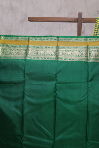 Yellow Kanjeevaram Silk Saree-SRYGKSS301