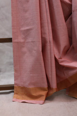 Pink Cotton Paithani Saree - SRPCPS388