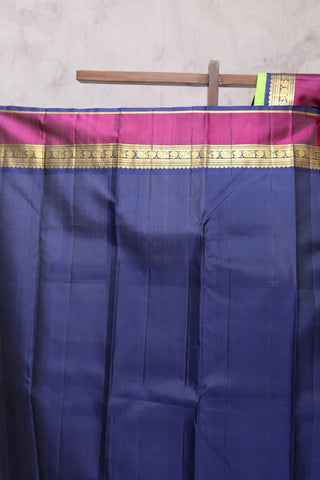 Green-Yellow Kanjeevaram Silk Saree-SRGYKSS286