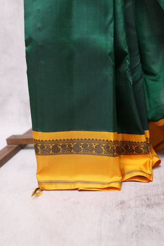 Green Kanjeevaram Silk Saree-SRGKSS290