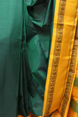 Green Kanjeevaram Silk Saree-SRGKSS290