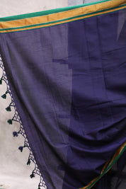 Purple Plain Khun Saree - SRPPKS166