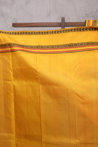 Black Kanjeevaram Silk Saree-SRBKSS291