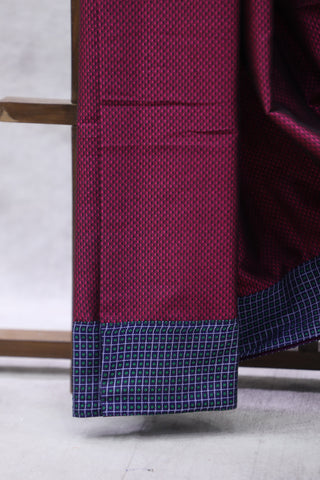 Magenta Signature Khun Saree - SRMSKS40