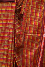 Multicolor Saras Khun Saree With Border- SRMSKS7