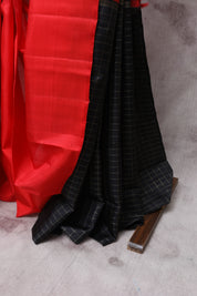 Red Kanjeevaram Silk Saree-SRRKSS249