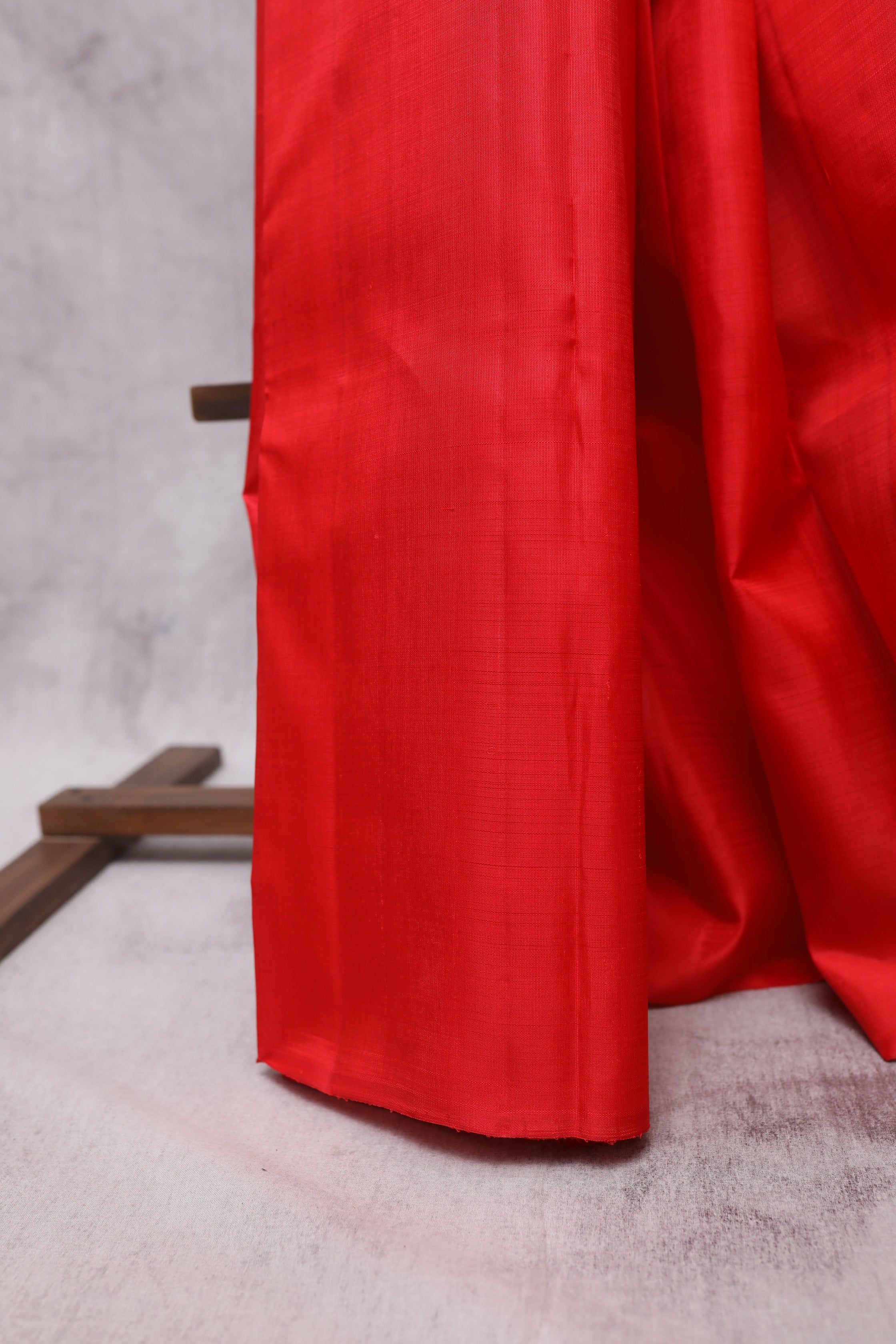 Red Kanjeevaram Silk Saree-SRRKSS249