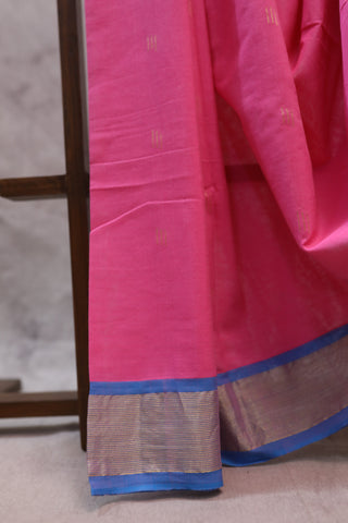 Pink Cotton Paithani Saree - SRPCPS397