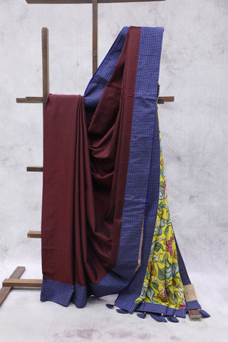 Maroon Signature Khun Saree -SRMSKS51