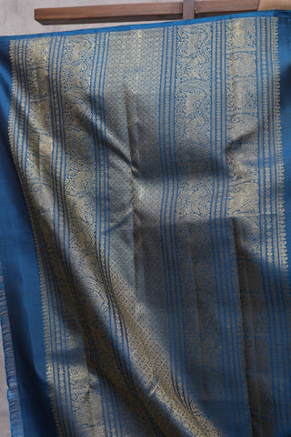 Khaki Kanjeevaram Silk Saree-SRKKSS239