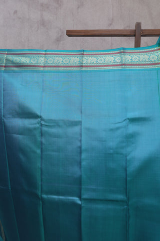 Teal Green Kanjeevaram Silk Saree-SRTGKSS287