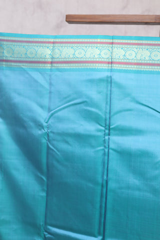 Blue Kanjeevaram Silk Saree-SRBKSS293