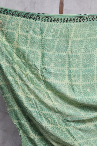 Green HBP Modal Silk Saree-SRGMSS289