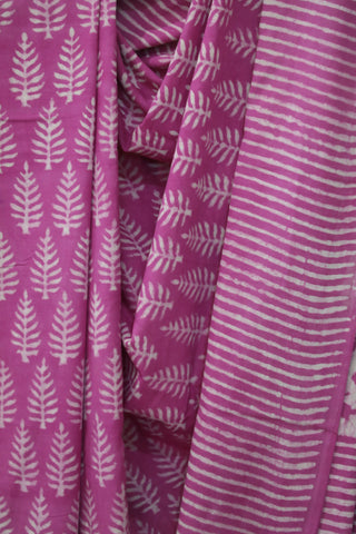 Pink HBP Cotton Saree - SRPCS1825