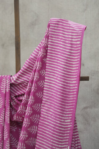 Pink HBP Cotton Saree - SRPCS1825