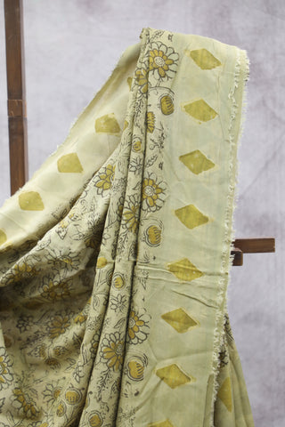 Light Moss Green HBP Modal Silk Saree-SRLMGMSS309