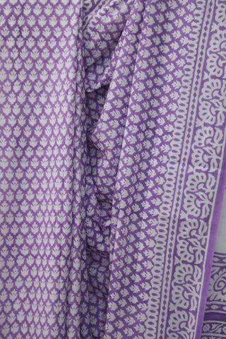 Purple HBP Cotton Saree - SRPCS1845