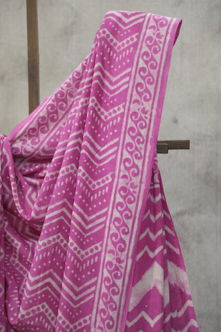 Pink HBP Cotton Saree - SRPCS1821