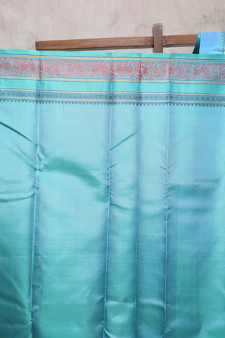 Blue Kanjeevaram Silk Saree-SRBKSS282