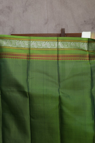 Off White Kanjeevaram Silk Saree-SROWKSS274