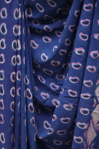 Indigo HBP Modal Silk Saree-SRIMSS344