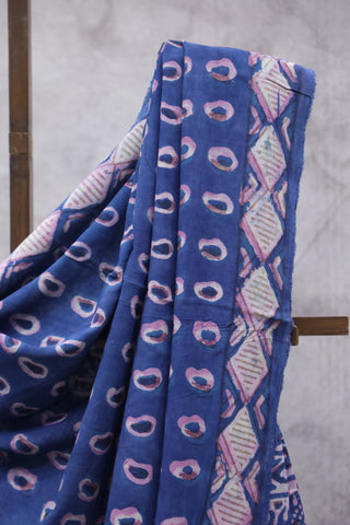 Indigo HBP Modal Silk Saree-SRIMSS344