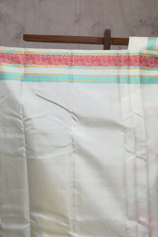 Cream Kanjeevaram Silk Saree-SRCKSS273