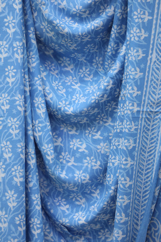 Light Blue HBP Modal Silk Saree - SRLBMSS82EX