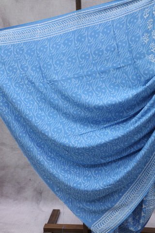 Light Blue HBP Modal Silk Saree - SRLBMSS82EX