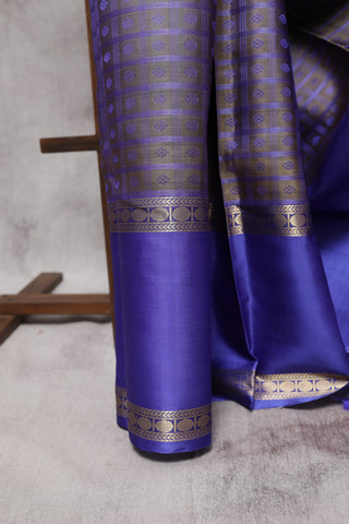 Purple Kanjeevaram Silk Saree-SRPKSS271